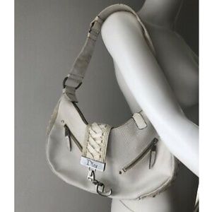 Christian Dior Admit it Coret Shoulder Bag White
